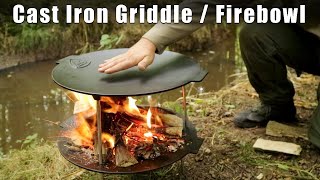 Cast Iron Griddle pan & Fire Bowl