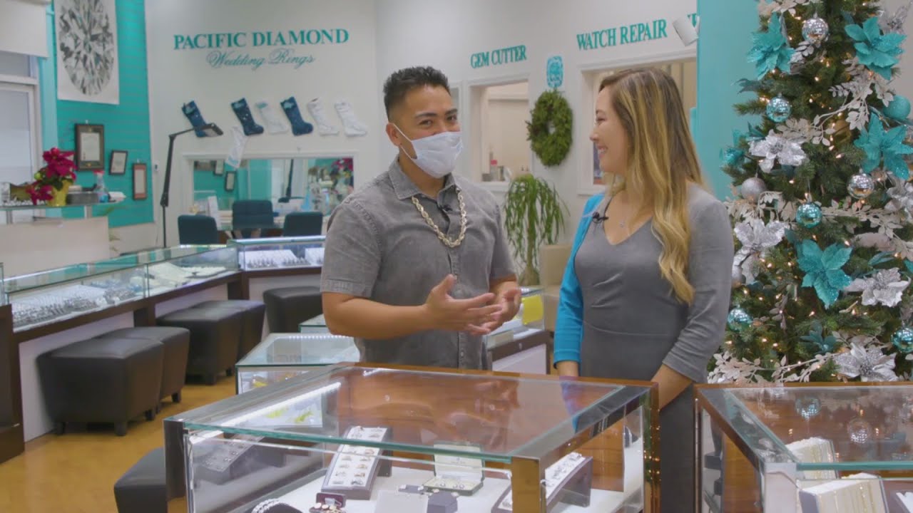 Pacific Diamond Wedding Rings YouTube