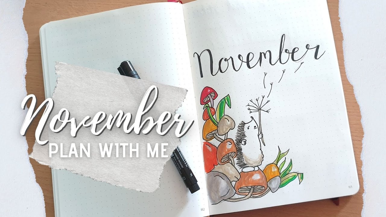 PLAN WITH ME | November 2021 Bullet Journal Setup
