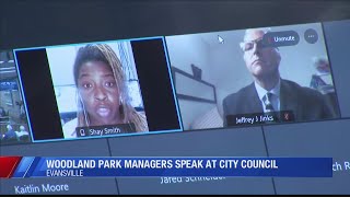 Evansville City Council members hear update from Woodland Park representatives