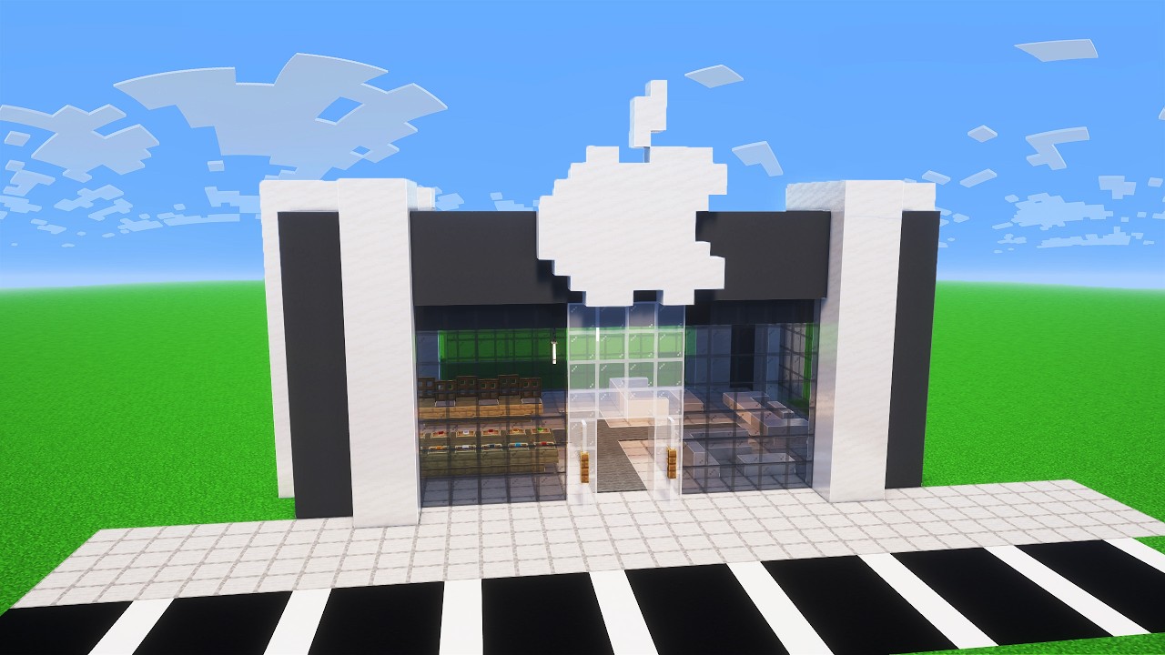 How to Build an Apple Store in Minecraft 26.1 - Minecraft Apple Store ...