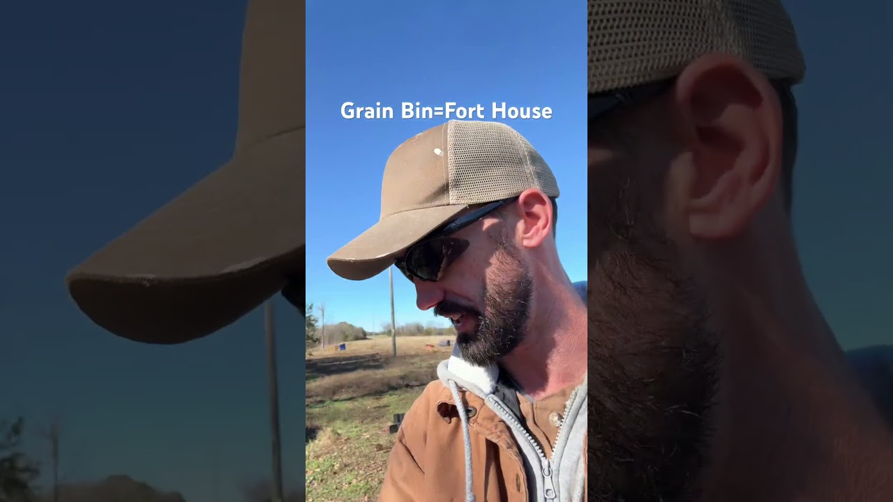 Turning a Grain Bin into a Fort House!! Subscribe and keep up!