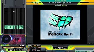 [AC] IIDX 33 - メルト CPK! Remix (初音ミク ver.) SPB 正規 Full Combo w/Hand Shot