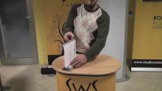 Mini Roll up da banco formato A4