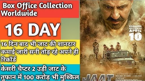 Jaat Box office collection, day 16, sunny deol, randeep Hooda