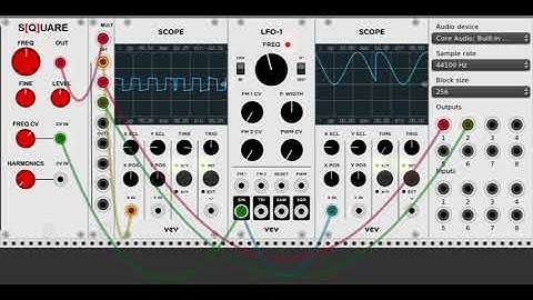 Autodafe Modules for VCV Rack - S[Q]UARE Vco