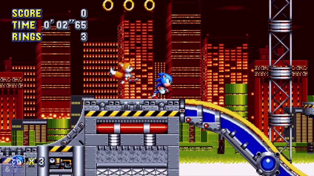 Sonic Mania - Chemical Plant Zone Act 1 + Bonus Stage + Boss Fight - YouTube