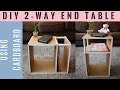 Diy Side Table With Cardboard