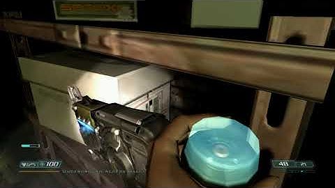 Doom 3 part 12 grenade launcher