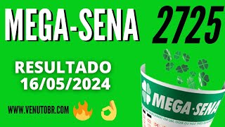 🍀 Resultado Mega-Sena 2725, resultado da mega-sena de hoje concurso 16/05