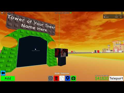 how to make a JToH tower portal in Obby Creator