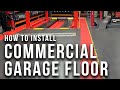 How to Install Garage Flooring - Ecotile Interlocking Floor Tiles - Commercial Garage
