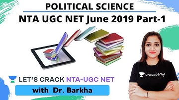 NTA UGC NET June 2019 Part-1 | Political Science Paper 2 | NTA-UGC NET | Dr. Barkha