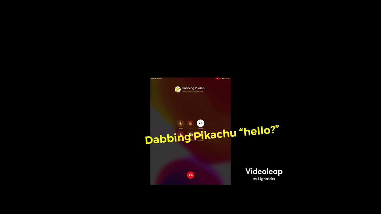 Calling Dabbing Pikachu “HE DIDN’T KNOW ME?!?!?”