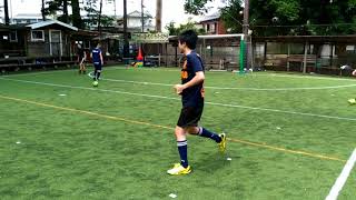 OVER30個人参加フットサル シュート練習 20180602