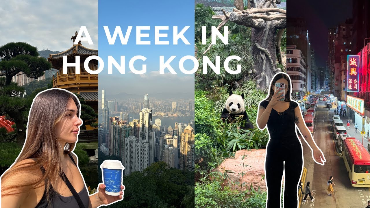 HOW TO SPEND A WEEK IN HONG KONG! Peak View Point, seeing Giant Pandas and going to Macau!