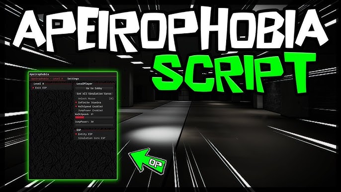 Apeirophobia Scripts  Esp, Noclip, Teleport And More! 