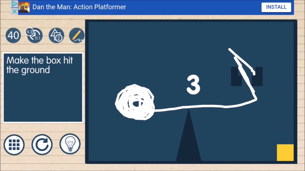 1 Brain Lines Physics - Android - level 37-43
