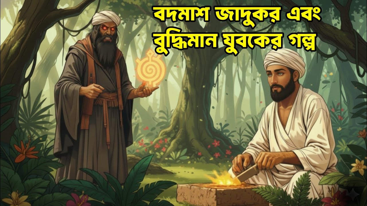 দুষ্ট জাদুকর এবং বুদ্ধিমান যুবকের ঘটনা | New Bangla Moral Story