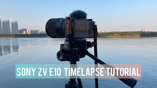 Sony ZV E10 Timelapse Tutorial (& How to Shoot Day to Night Timelapse) screenshot 1