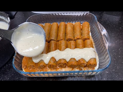 الكانيلوني باللحمه المفرومه وازاي تحشيه من غير المكرونه ماتجري منك يلا بينا نشوف عملناها ازاي