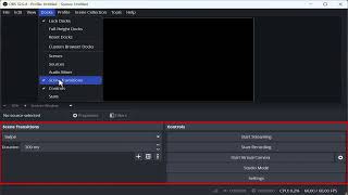 OBS Studio Menu Bar Explained in Urdu/ Hindi | Complete Guide for Beginners - Lecture 04
