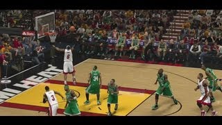 Nba 2k13 - dunking tutorial: 360 dunks, between the legs 360 dunk, alleyoop to self dunk & more