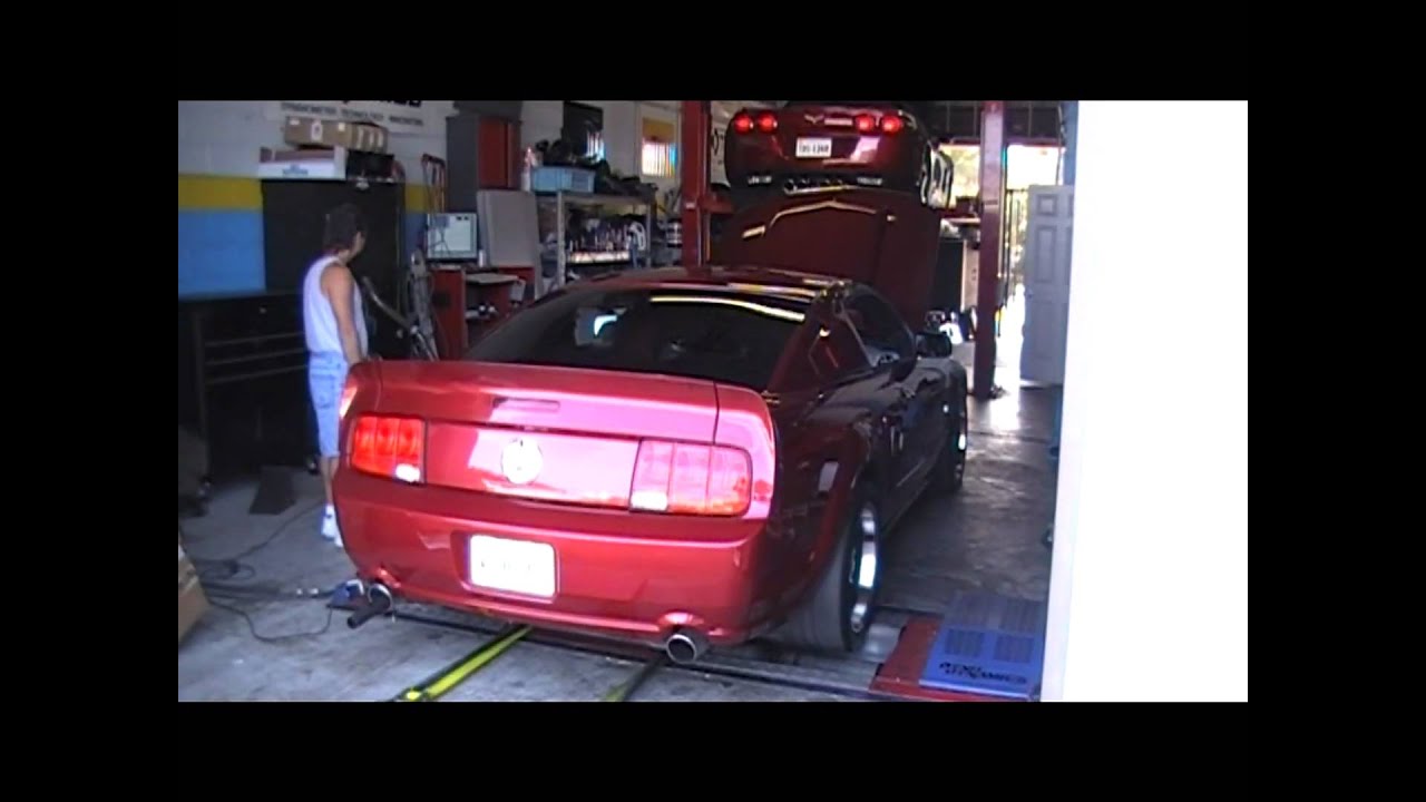 07 Mustang GT dynoed with procharger P1SC-1