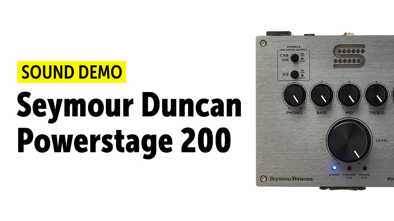 Seymour Duncan Powerstage 200 - Sound Demo (no talking)