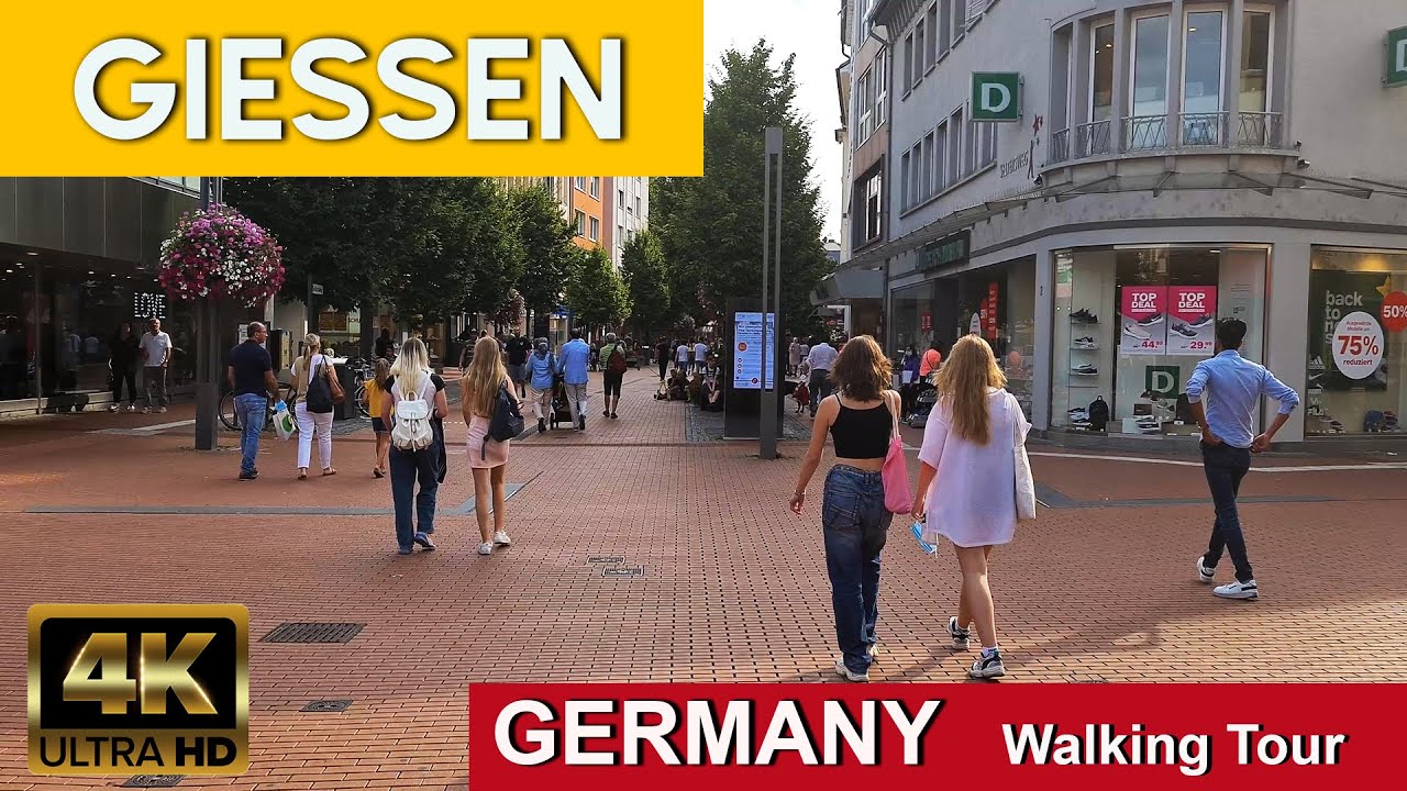 🇩🇪 GIESSEN, Germany Walking Tour - 4K 60fps UHD - YouTube