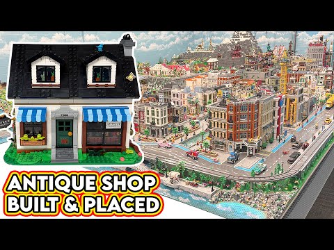 YouTube thumbnail: LEGO Antique Shop Review &amp; Placement
