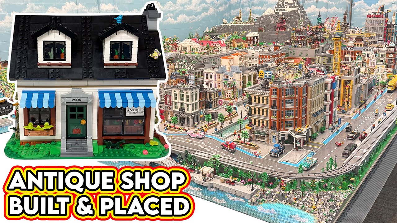 Обзор и размещение антикварного магазина LEGO.
