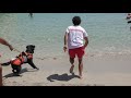 BAUWATCH - I cani bagnino in azione sulla spiaggia di Mondello