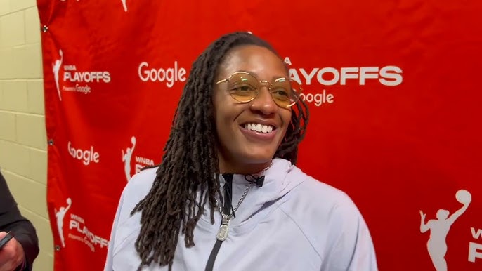 Kelsey Mitchell after leading Indiana Fever to 16-point Game 1 win in Las  Vegas