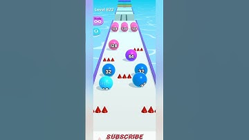 Ball Run 2048 - Level 822 Gameplay