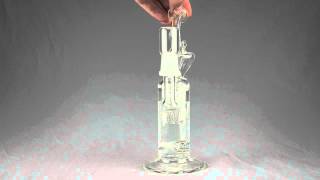 VERTIGO - 8 Arm Upstem Recycler Vapor Rig w/ 18mm Dome
