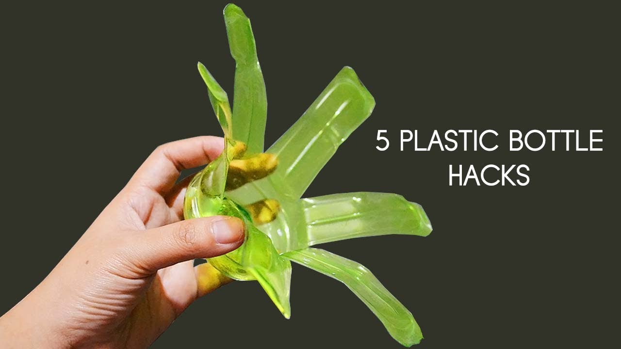 5 Creative Plastic Bottles Life Hacks YouTube