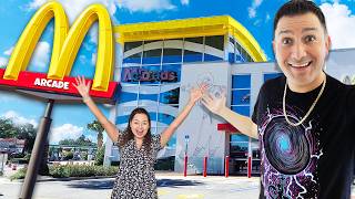 We Played ALL the Games at a HUGE McDonalds Arcade!