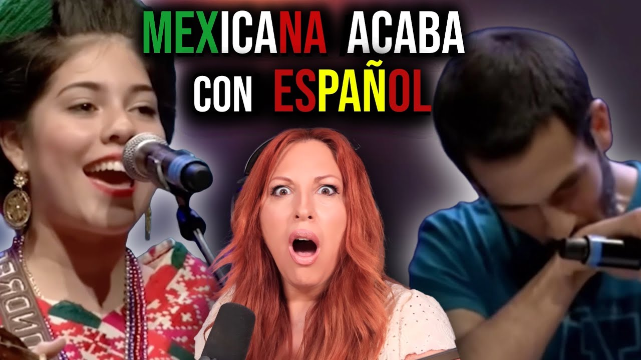 MEXICANA VENCE A UN ESPAÑOL EN BATALLA MUSICAL LLENA DE INGENIO | Vocal Coach Reaction & analysis