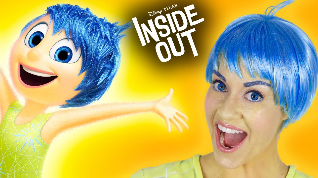 Inside Out JOY Makeup Tutorial Cosplay Halloween Costume