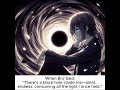There’s a black hole inside me