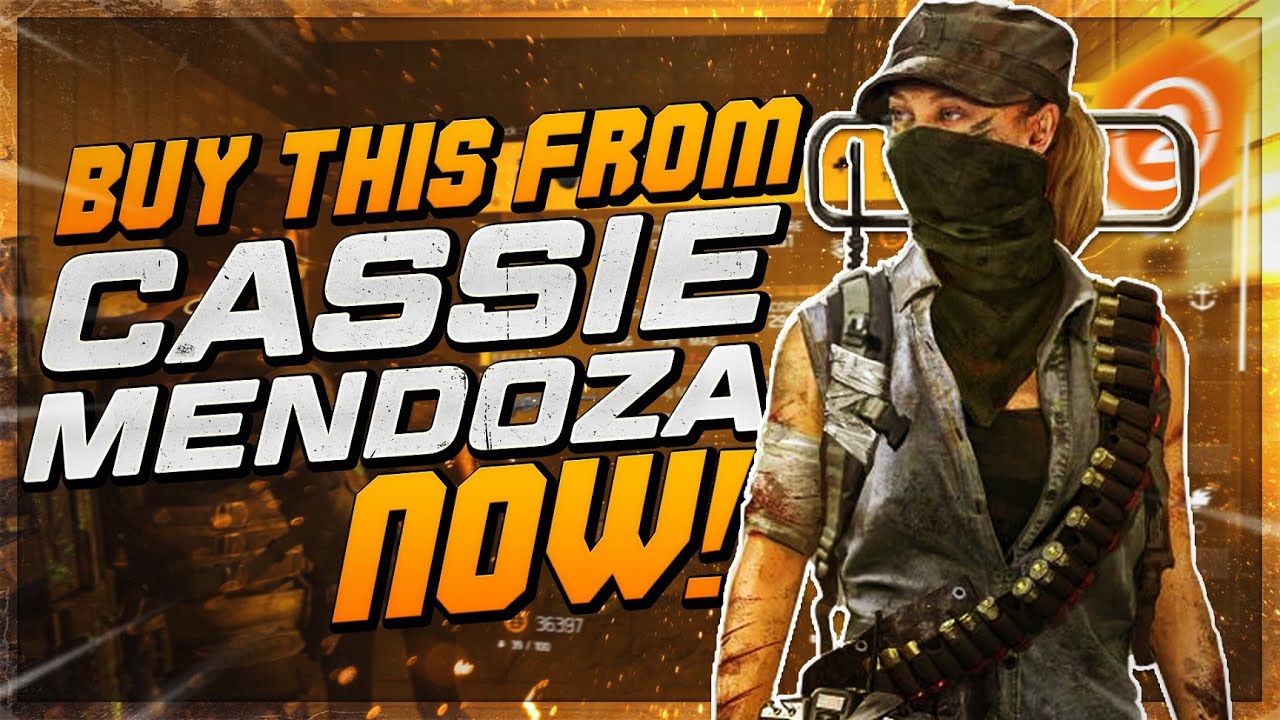 *BUY THE PYROMANIAC NOW* The Division 2 - Cassie Mendoza Vendor Reset (October 13th 2021)