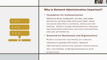 Part 1 - Introduction to Network Administration