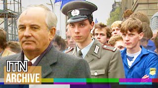 East Berlin Raw Footage - Mikhail Gorbachev Joins DDR 40th Anniversary Celebrations (1989)