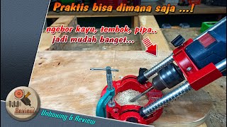 Lebih multifungsi, review dudukan bor BULL MOBILE DRILL STAND BLSP05-200