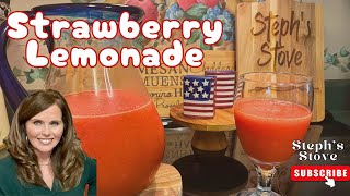 Strawberry Lemonade: The Original Pink Lemonade - Perfectly Refreshing for Summer - Steph’s Stove