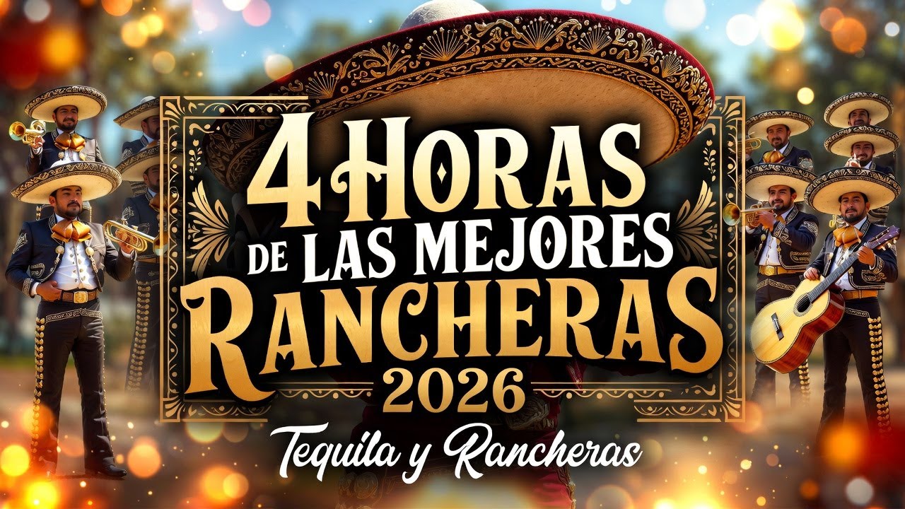 4 HORAS DE LAS MEJORES RANCHERAS 2026 - Tequila y Rancheras