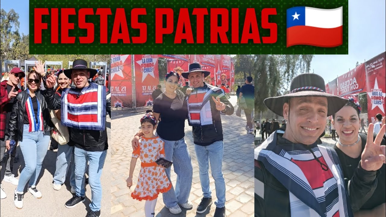 UNA FAMILIA CUBANA EN FIESTAS PATRIAS 🇨🇱