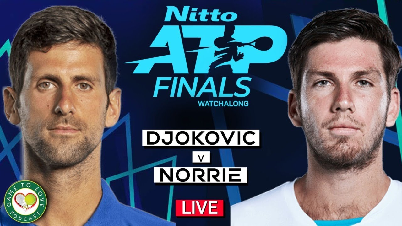 DJOKOVIC vs NORRIE Nitto ATP Finals 2021 LIVE GTL Tennis Watchalong Stream