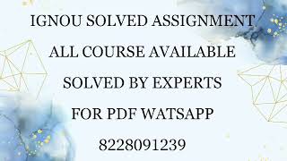 Mmph 4 solved assignment 2025-26 / IGNOU mmph 4 solved Assignment 2025-26 /pdf wtsp 8228091239